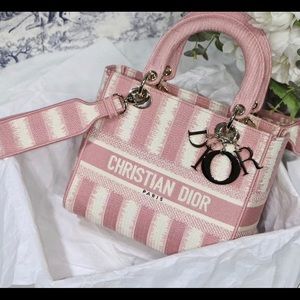 Pink Dior bag